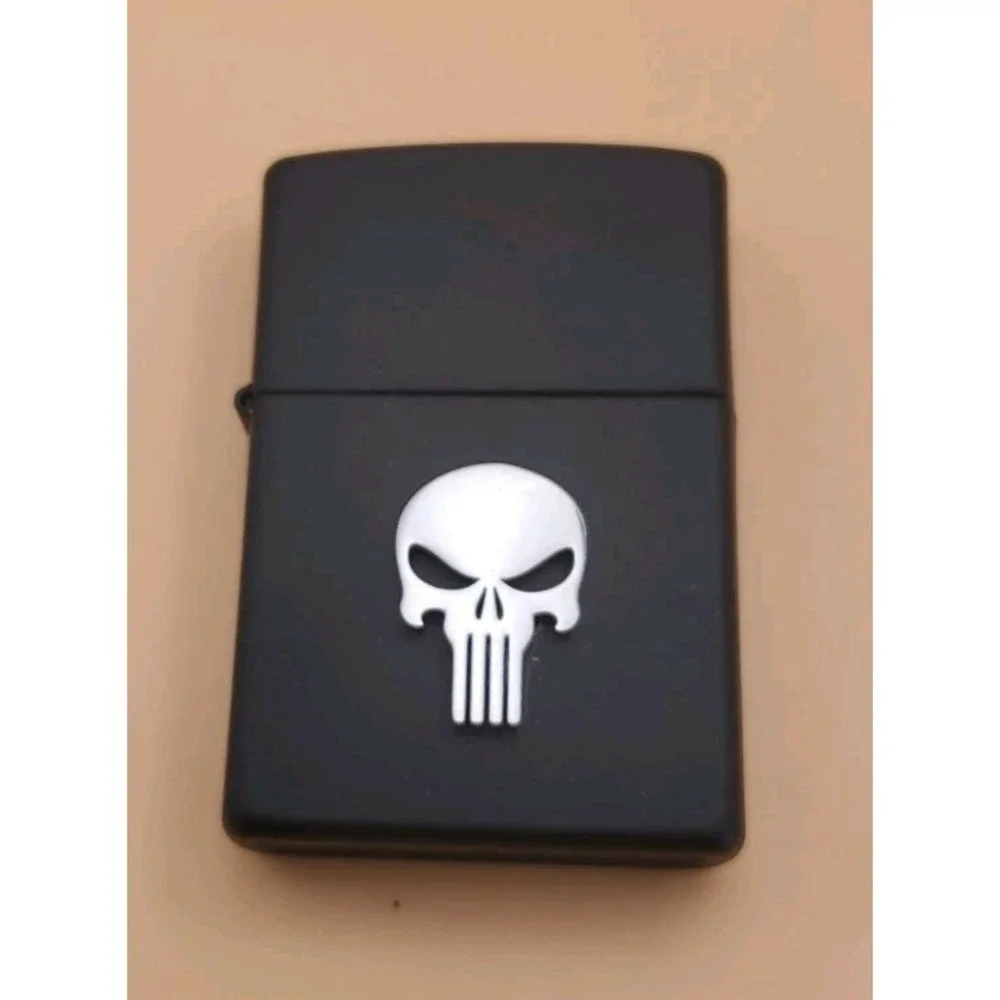 Zippo Lighter With A Vigilantly Emblem Matt Black,  Unused
